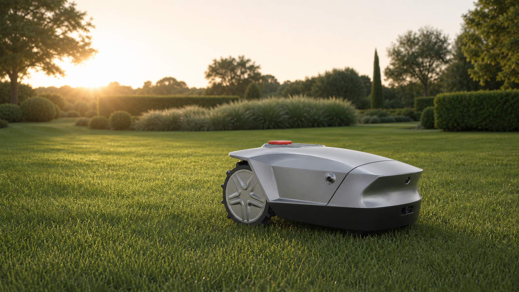 Mowsion robotic lawn mower product render
